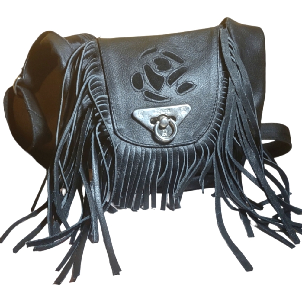 Lorenz Black Crossbody Bag